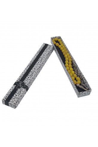 Tesbih Kutusu Tekli Uzun Karton Fiyonklu Desen (30 ADET)